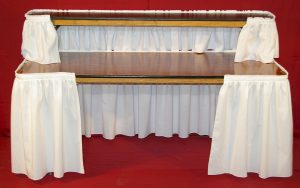 Bar Table with Linens, Back