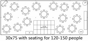 30x75 @ 120-150