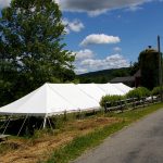 30x90 Pole Tent at a Vineyard