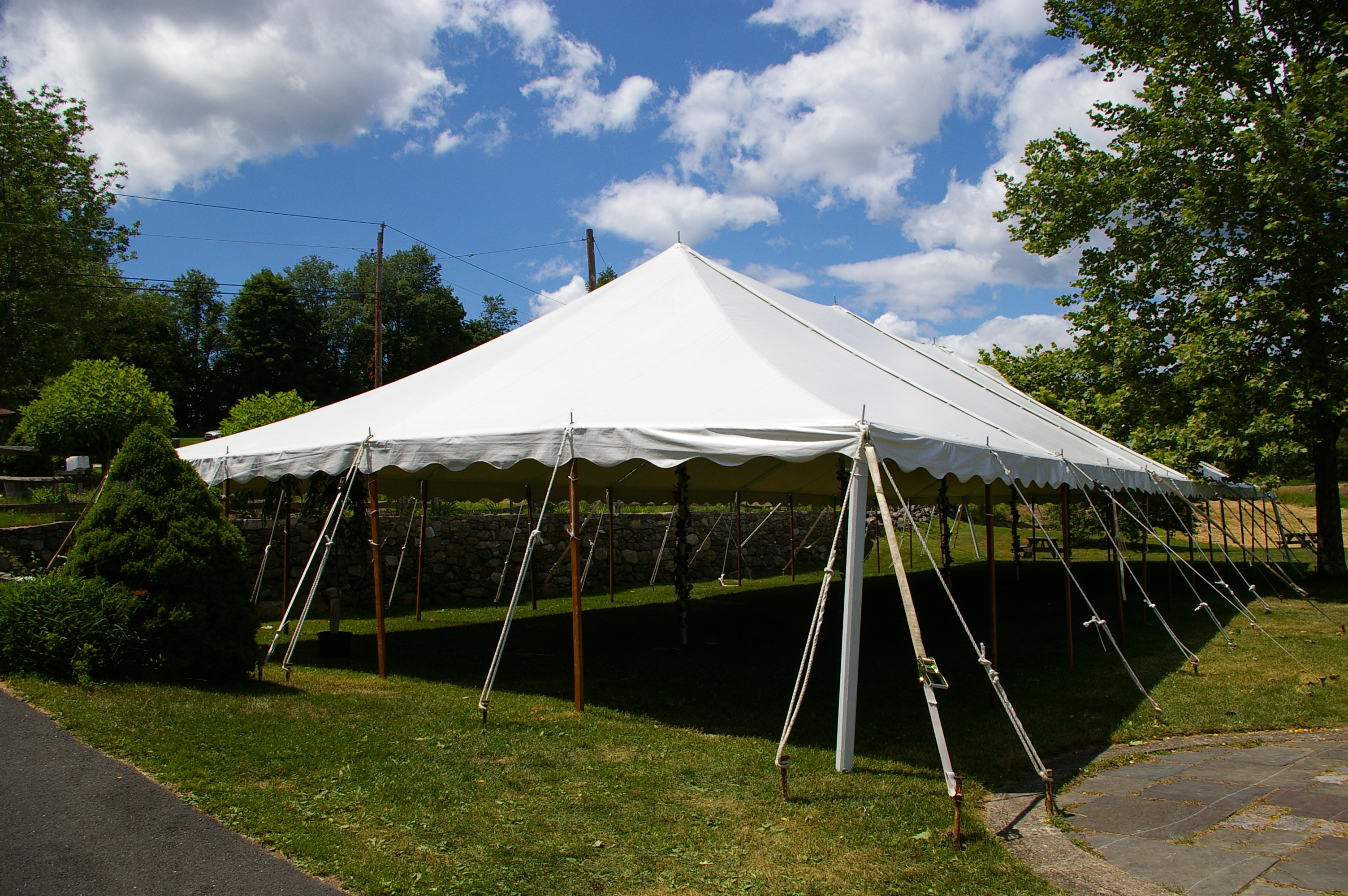 30x90 Pole Tent (2) Expert Rental of Torrington