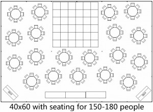 40 x 60 @ 150-180