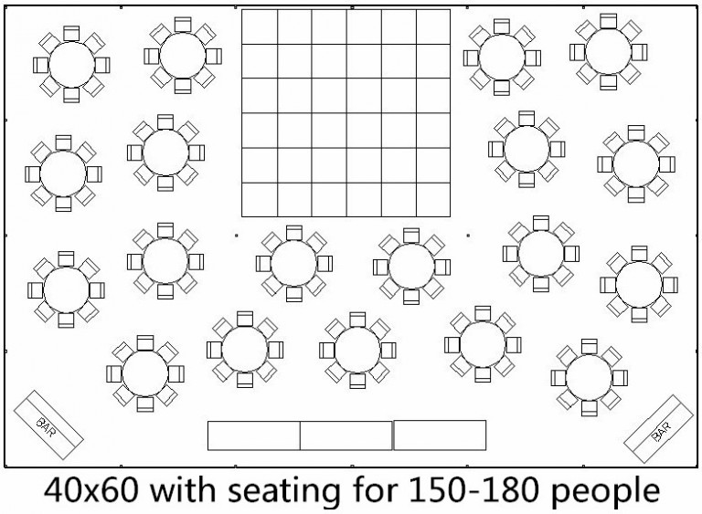 40' x 60' Pole Tent Expert Rental of Torrington