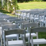 White Party Chairs set for Ceremony