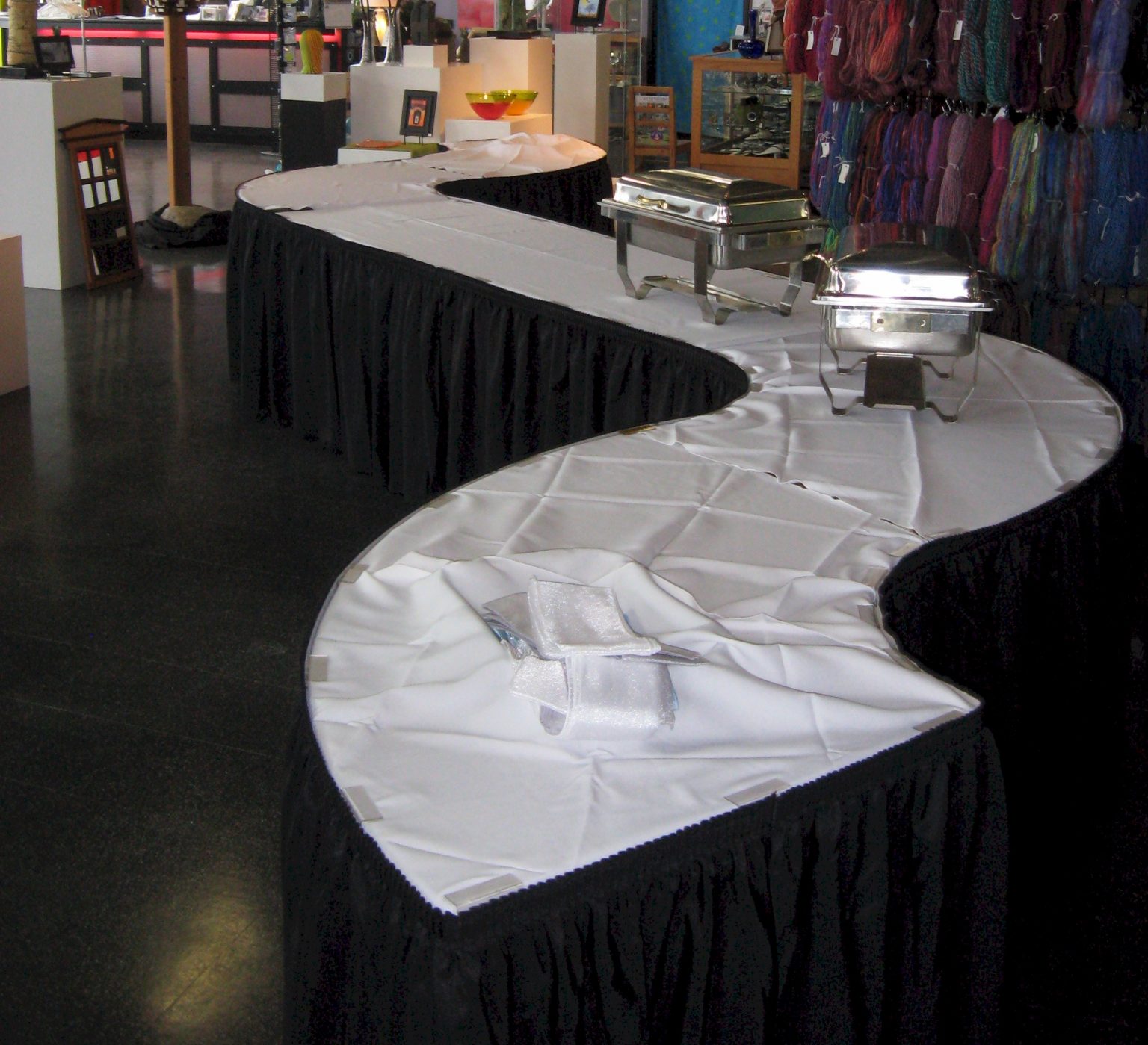 Serpentine Table