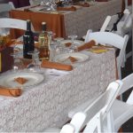 Victorian wedding table setting