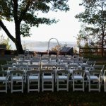 White Party Chairs Ceremony